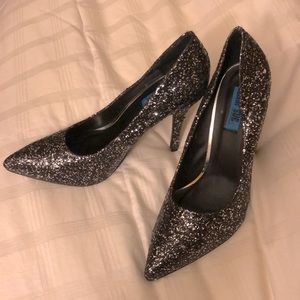 Glitter glamour pumps heels Penny Sue